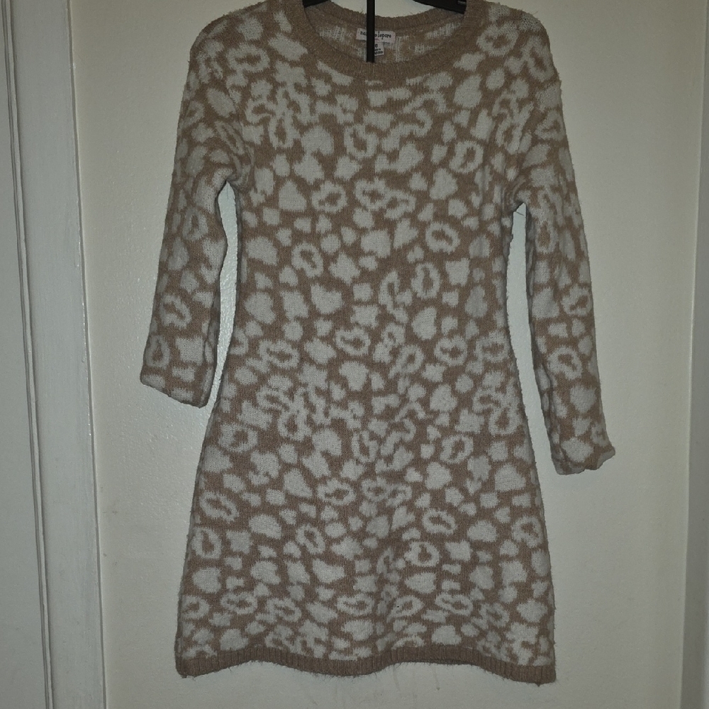 Nanette Lepore Brown and White Kids Casual Dress